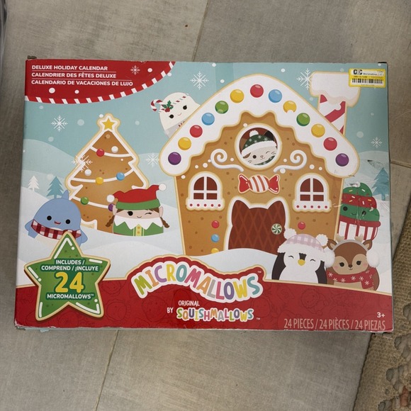 Micromallows Other - Micromallows 2.5" Squishmallows Holiday Advent Calendar Plush - 24pk Box Damage